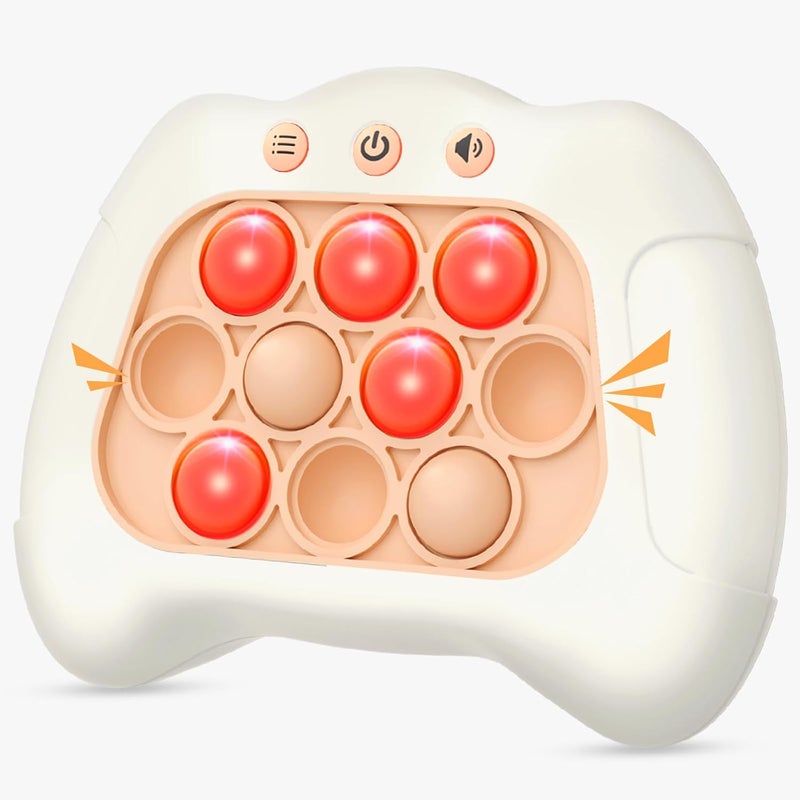Byserten Handheld Game Sensory Fidget Toys for Kids Age 6-12, Birthday Gifts for 3 4 5 6 7 8 9 Year Old Boys & Girls & Teens-White - Image 1